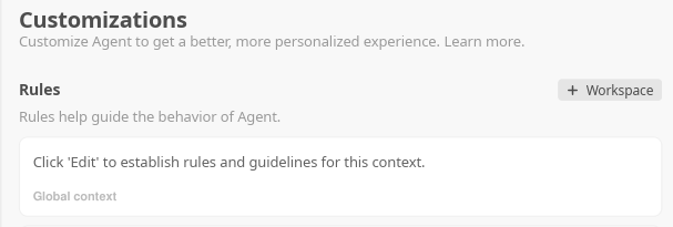 Custom Rules